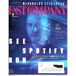 Fast Company Magazine September 2018 McDonalds, Spotify, Talent 3.0